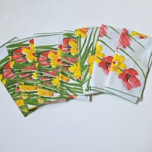 Vintage VERA Floral Napkins Set Of 7